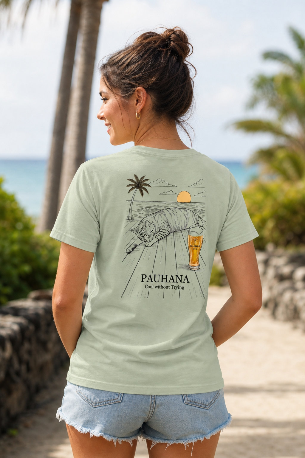 Pau Hana Triblend Graphic T-Shirt