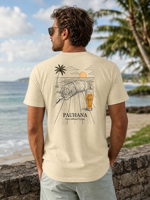 Pau Hana Triblend Graphic T-Shirt