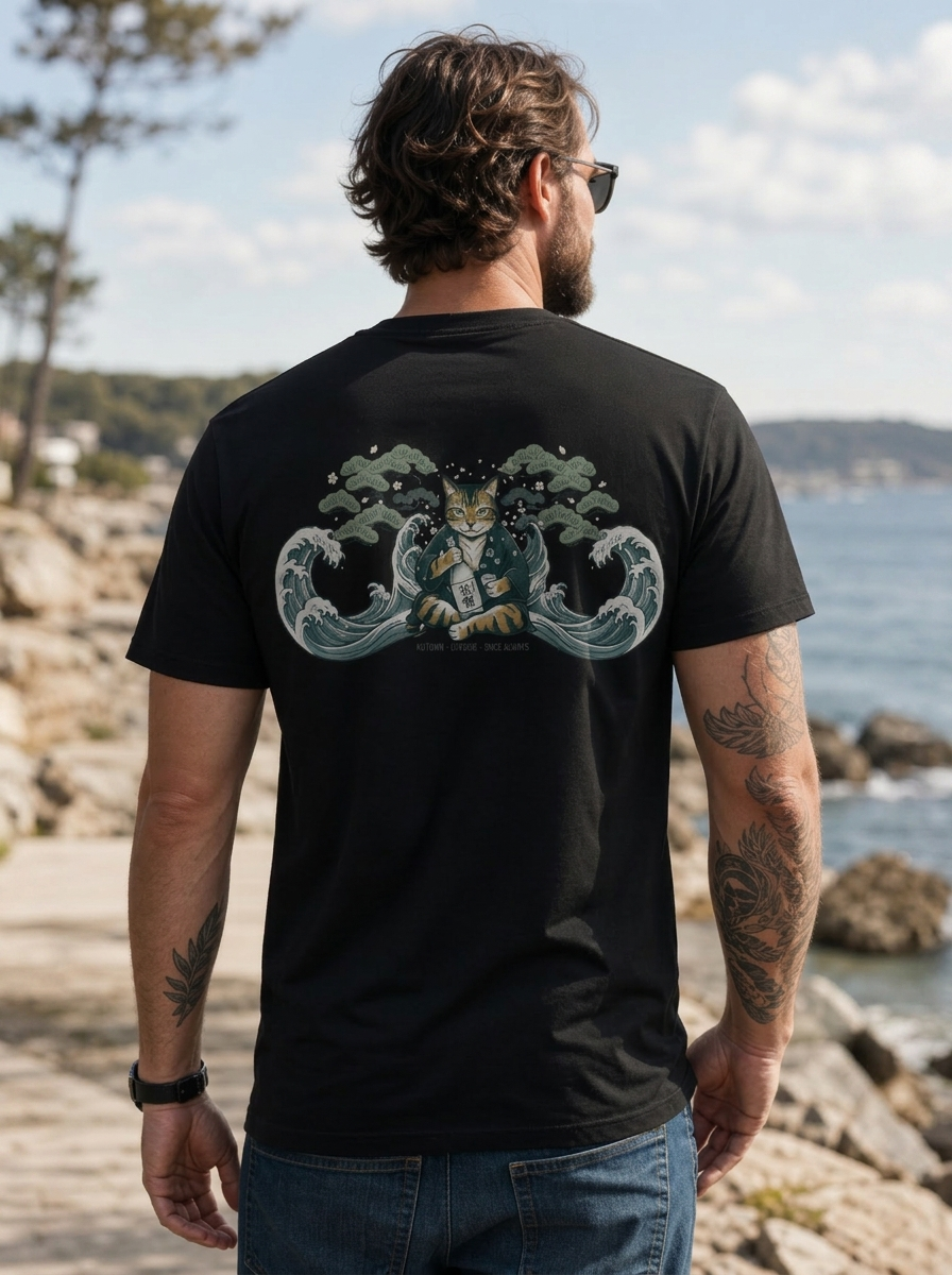 Kijitora Cat Graphic T-Shirt