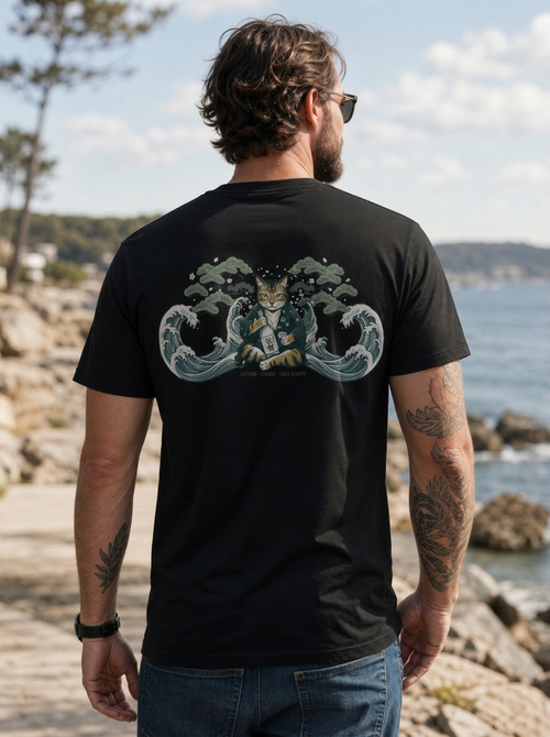 Kijitora Cat Graphic T-Shirt