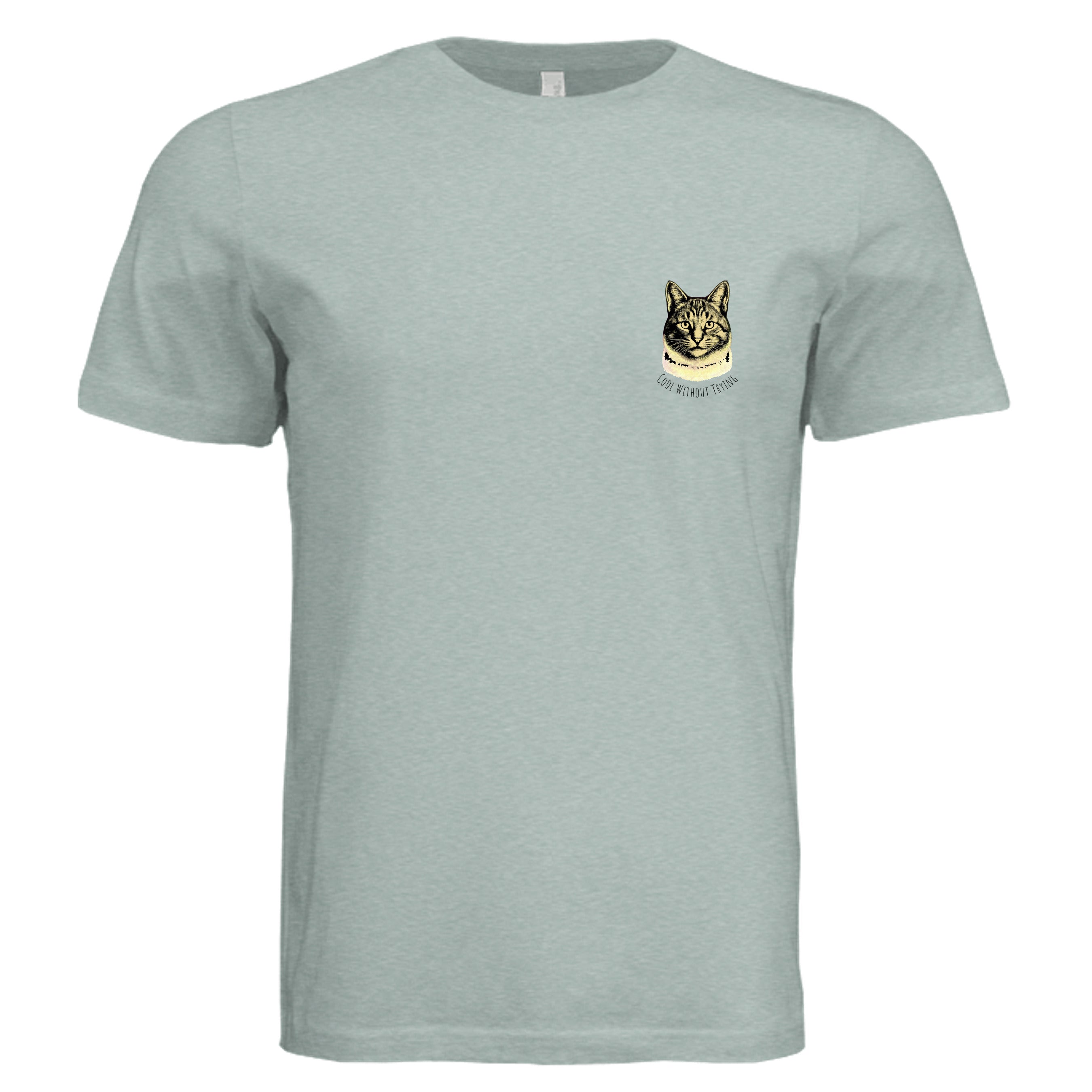 Dusty Blue Triblend - 3413C - FRONT
